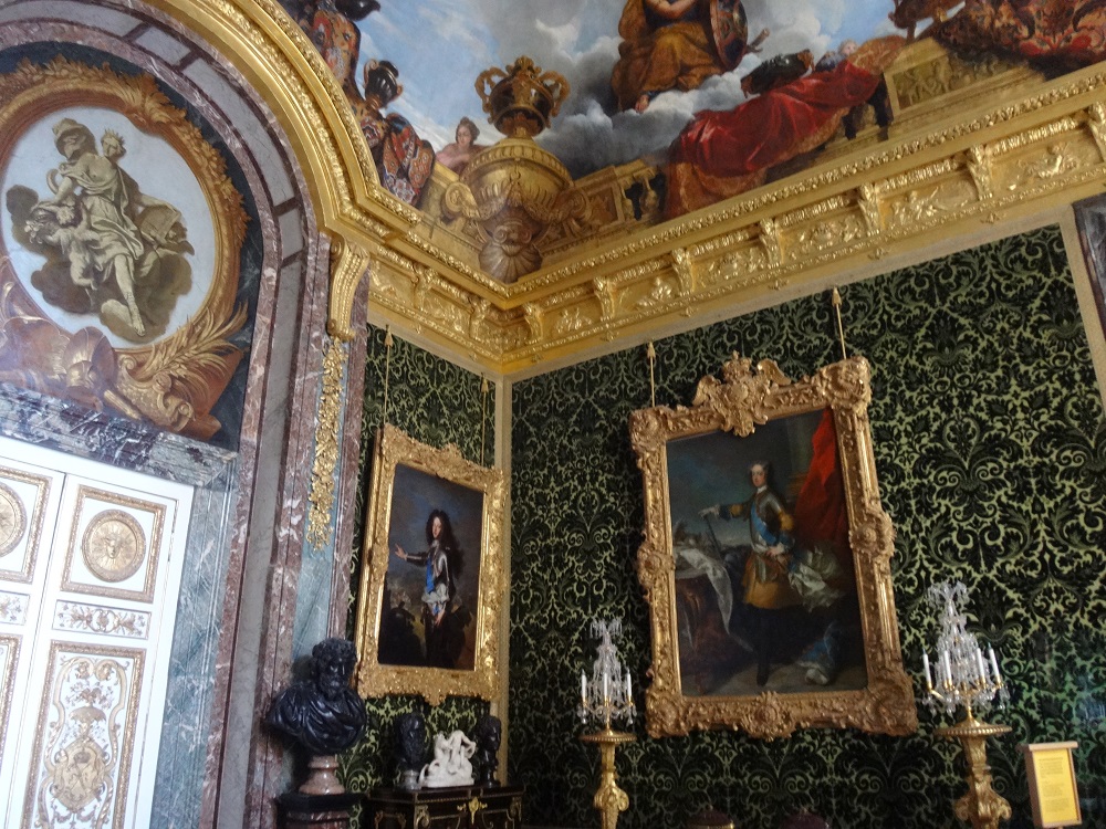La Chambre verte dans le château de Versailles