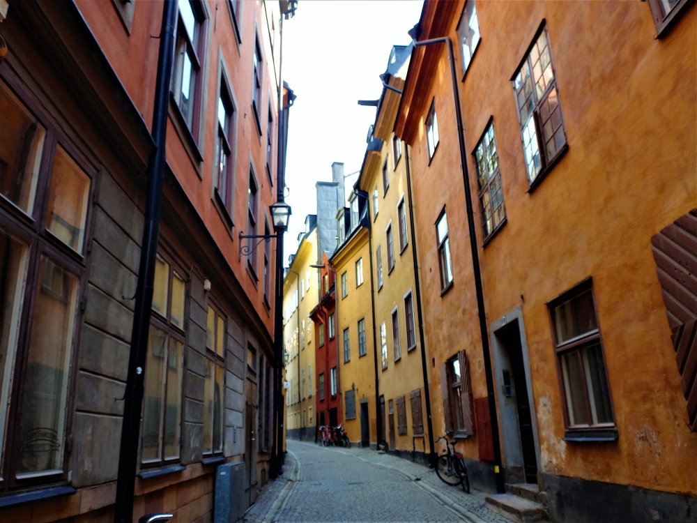 The streets of Stockholm's old town