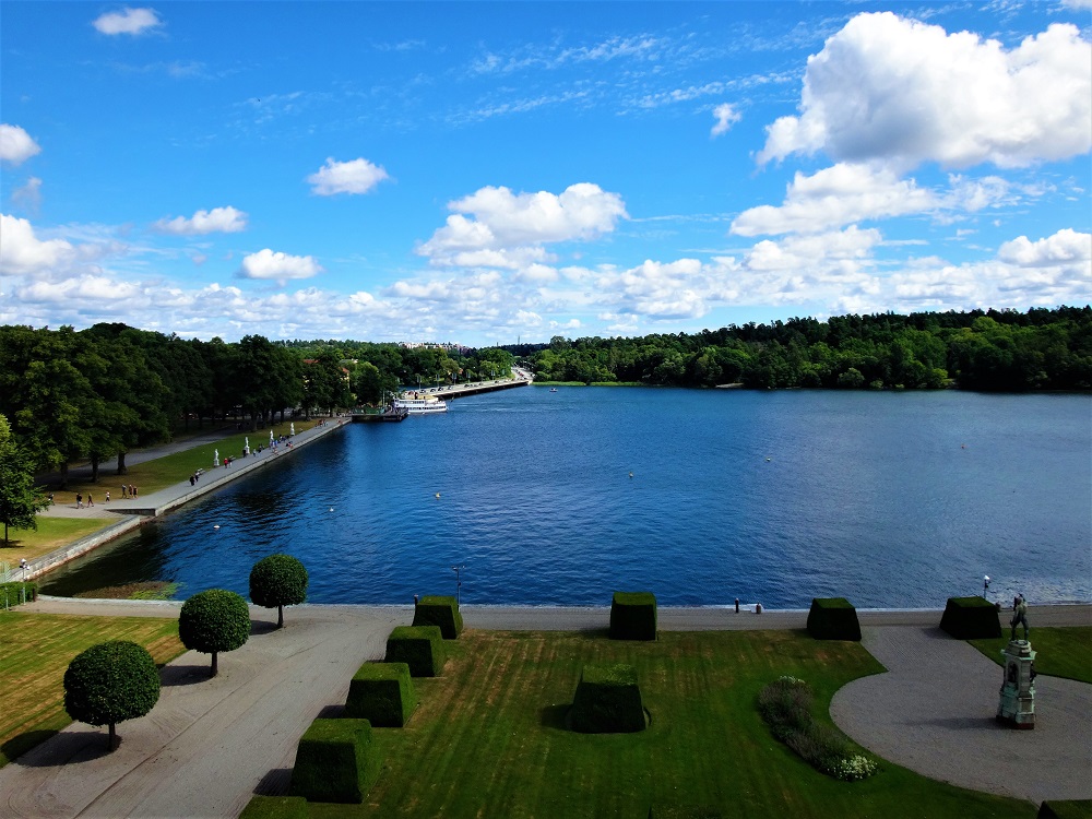 The view from Drottningholm Palace